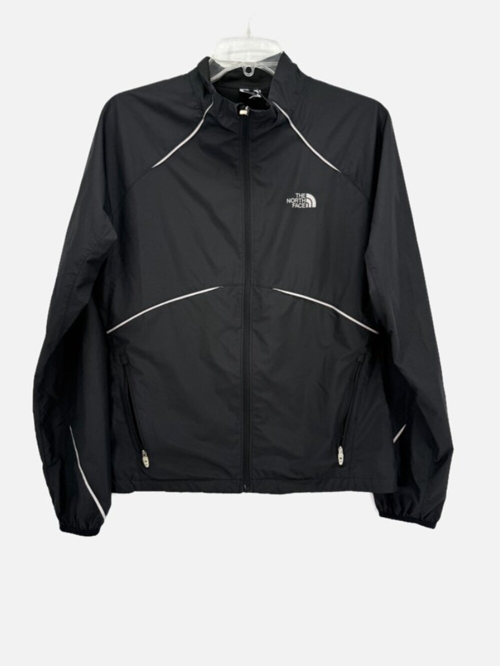 Womens NORTH FACE FLIGHT SERIES lightweight reflective windbreaker jacket M